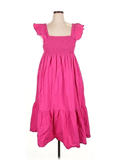Pre-owned Aqua Casual Dress In Pink