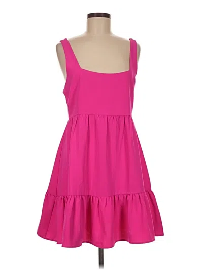 Pre-owned Aqua Casual Dress In Pink