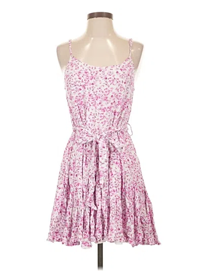 Pre-owned Aqua Casual Dress In Pink