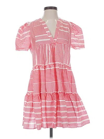 Pre-owned Aqua Casual Dress In Pink