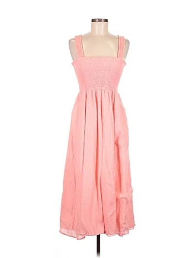 Pre-owned Aqua Casual Dress In Pink