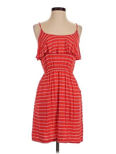 Pre-owned Aqua Casual Dress In Red