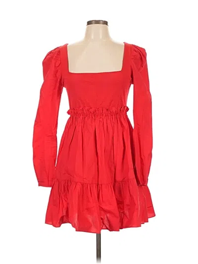 Pre-owned Aqua Casual Dress In Red