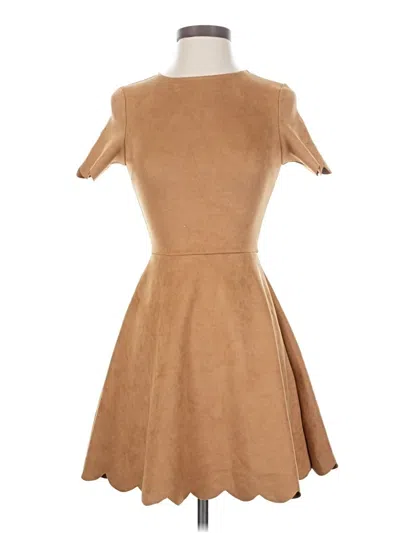 Pre-owned Aqua Casual Dress In Tan