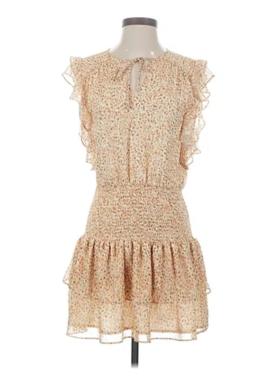 Pre-owned Aqua Casual Dress In Tan