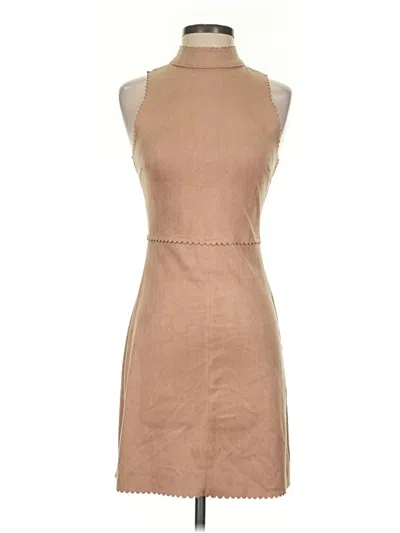 Pre-owned Aqua Casual Dress In Tan