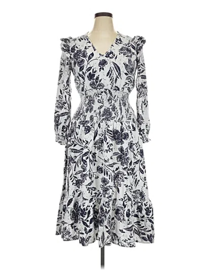 Pre-owned Aqua Casual Dress In White