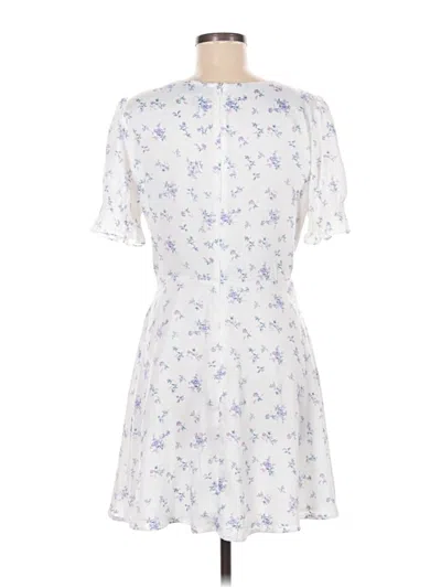 Pre-owned Aqua Casual Dress In White