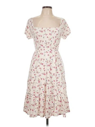Pre-owned Aqua Casual Dress In White