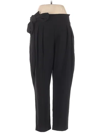 Pre-owned Aqua Casual Pants In Black