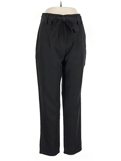 Pre-owned Aqua Casual Pants In Black