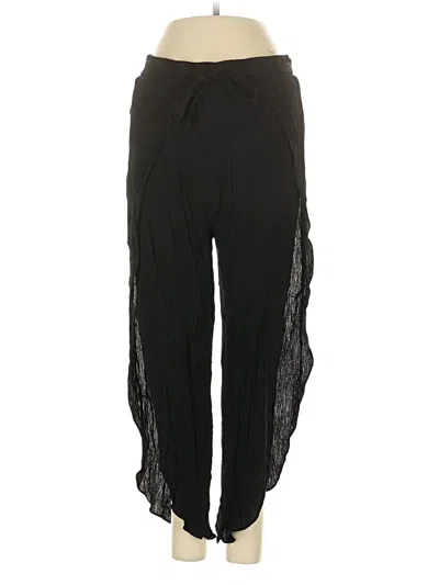 Pre-owned Aqua Casual Pants In Black