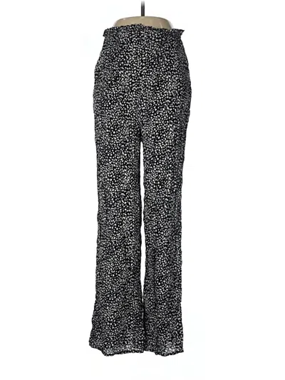 Pre-owned Aqua Casual Pants In Black