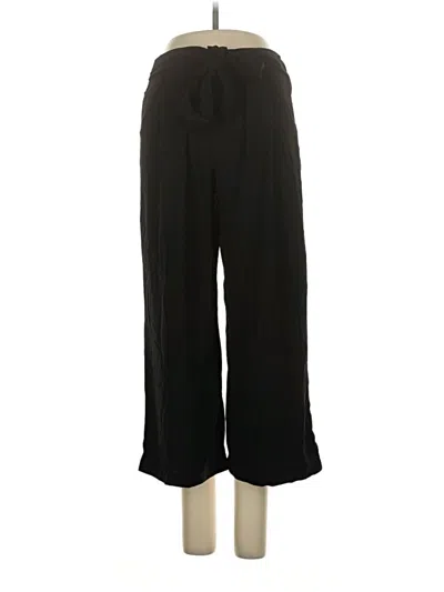 Pre-owned Aqua Casual Pants In Black