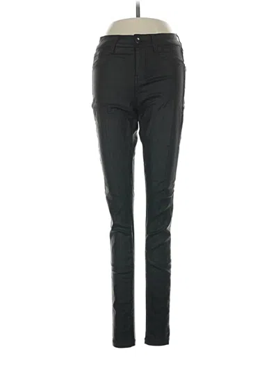 Pre-owned Aqua Casual Pants In Black