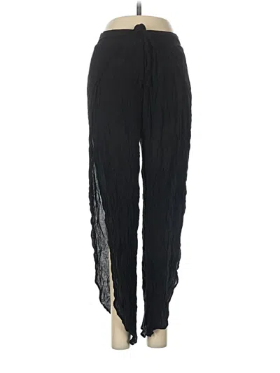 Pre-owned Aqua Casual Pants In Black