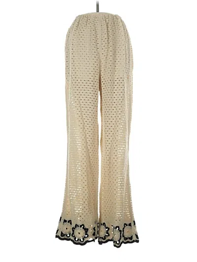Pre-owned Aqua Casual Pants In Gold