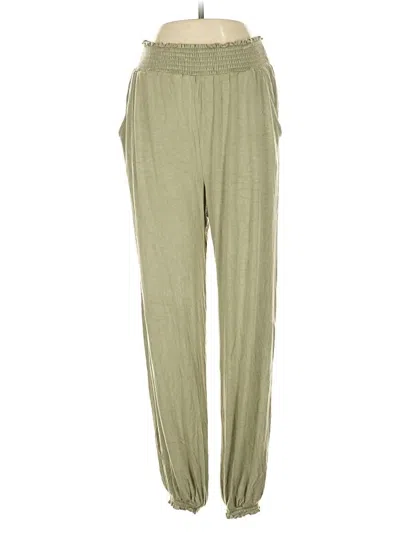 Pre-owned Aqua Casual Pants In Green