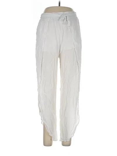 Pre-owned Aqua Casual Pants In Ivory