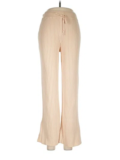 Pre-owned Aqua Casual Pants In Ivory