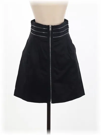 Pre-owned Aqua Casual Skirt In Black