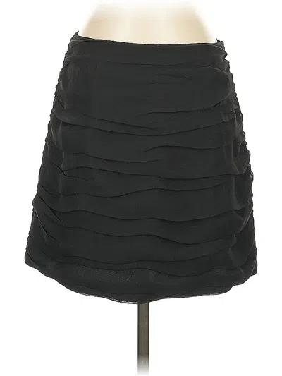 Pre-owned Aqua Casual Skirt In Black