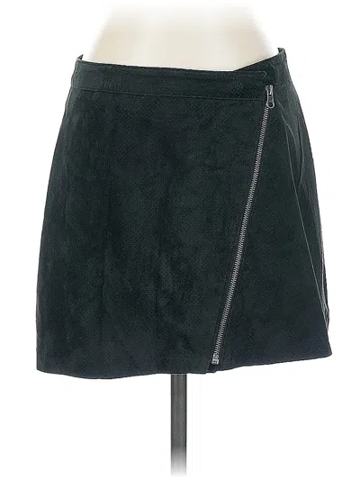 Pre-owned Aqua Casual Skirt In Black