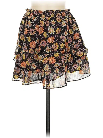 Pre-owned Aqua Casual Skirt In Black