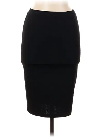 Pre-owned Aqua Casual Skirt In Black