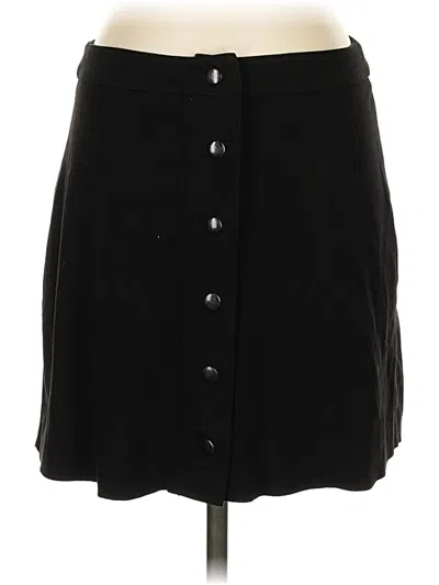 Pre-owned Aqua Casual Skirt In Black