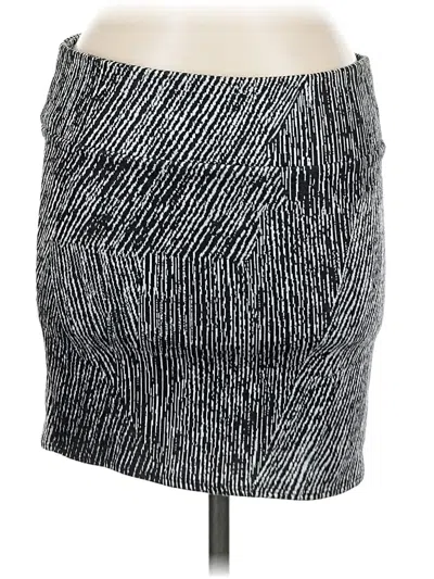 Pre-owned Aqua Casual Skirt In Black