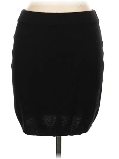 Pre-owned Aqua Casual Skirt In Black