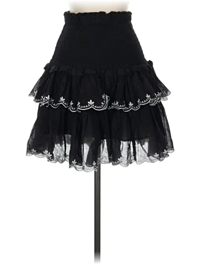 Pre-owned Aqua Casual Skirt In Black