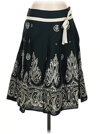Pre-owned Aqua Casual Skirt In Black