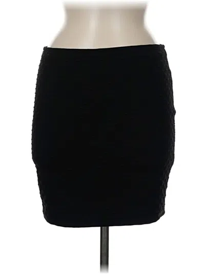 Pre-owned Aqua Casual Skirt In Black