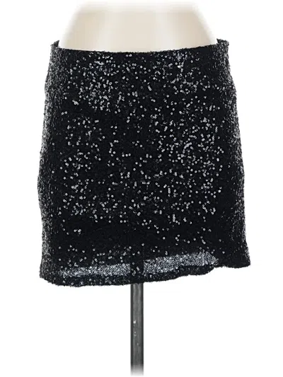 Pre-owned Aqua Casual Skirt In Black