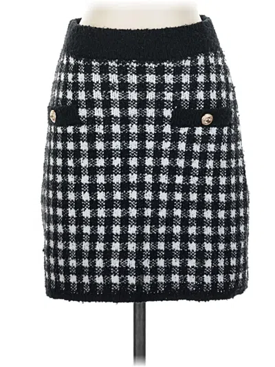 Pre-owned Aqua Casual Skirt In Black