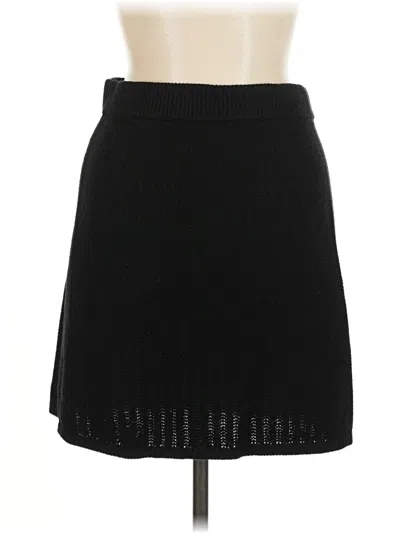 Pre-owned Aqua Casual Skirt In Black