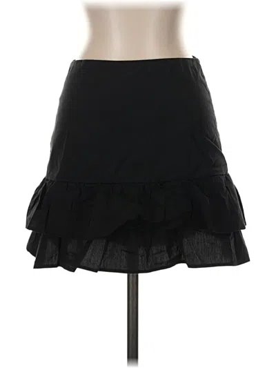 Pre-owned Aqua Casual Skirt In Black