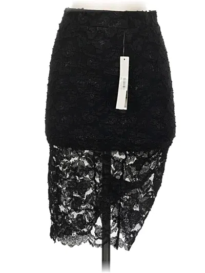 Aqua Casual Skirt In Black