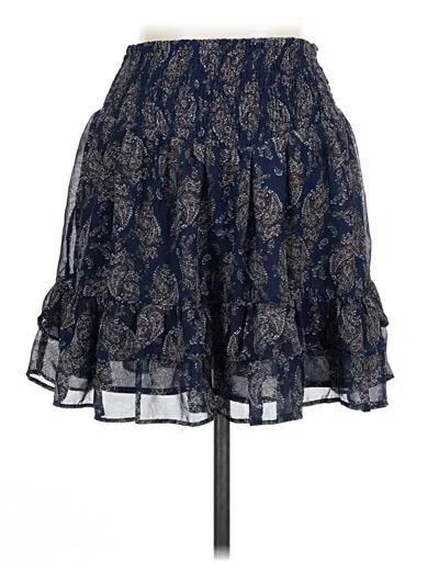 Pre-owned Aqua Casual Skirt In Blue
