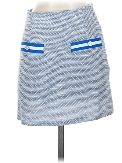 Pre-owned Aqua Casual Skirt In Blue
