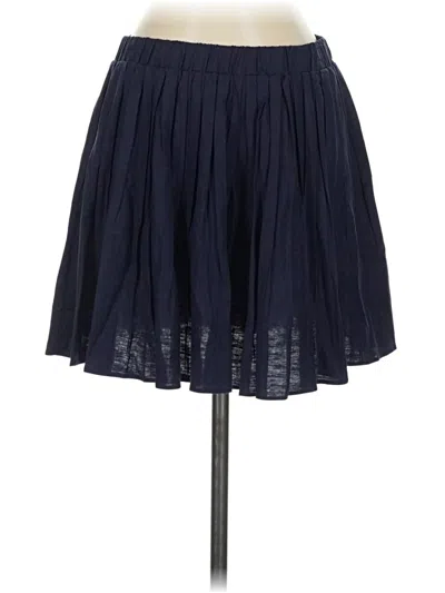 Pre-owned Aqua Casual Skirt In Blue