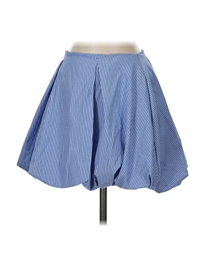 Pre-owned Aqua Casual Skirt In Blue