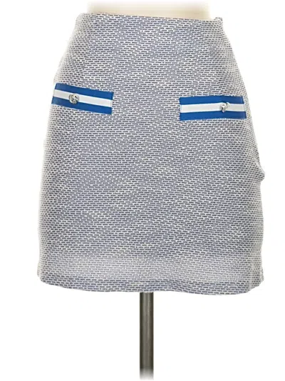 Pre-owned Aqua Casual Skirt In Blue