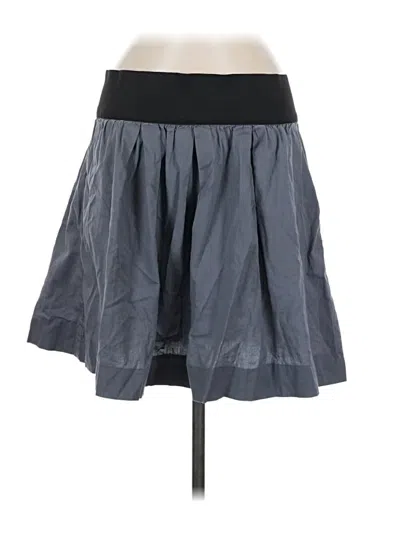 Pre-owned Aqua Casual Skirt In Gray