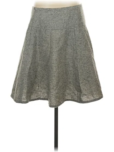 Pre-owned Aqua Casual Skirt In Gray