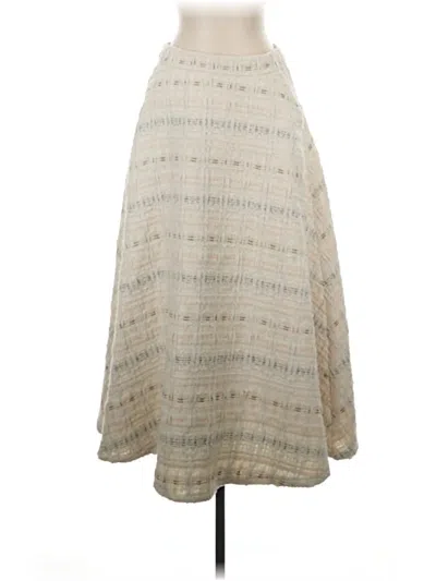 Pre-owned Aqua Casual Skirt In Ivory