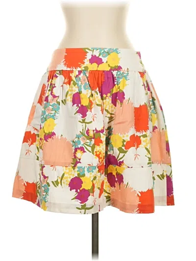 Pre-owned Aqua Casual Skirt In Orange
