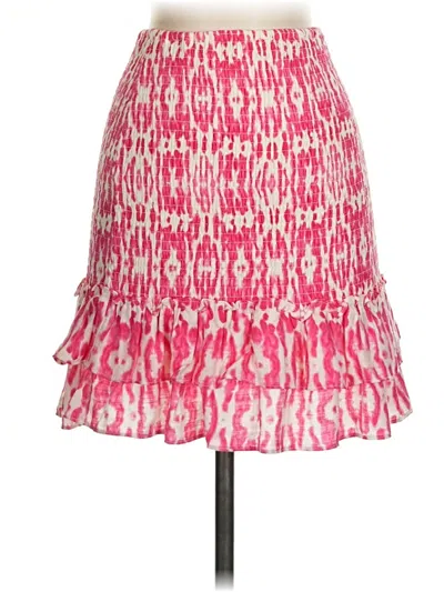 Pre-owned Aqua Casual Skirt In Pink